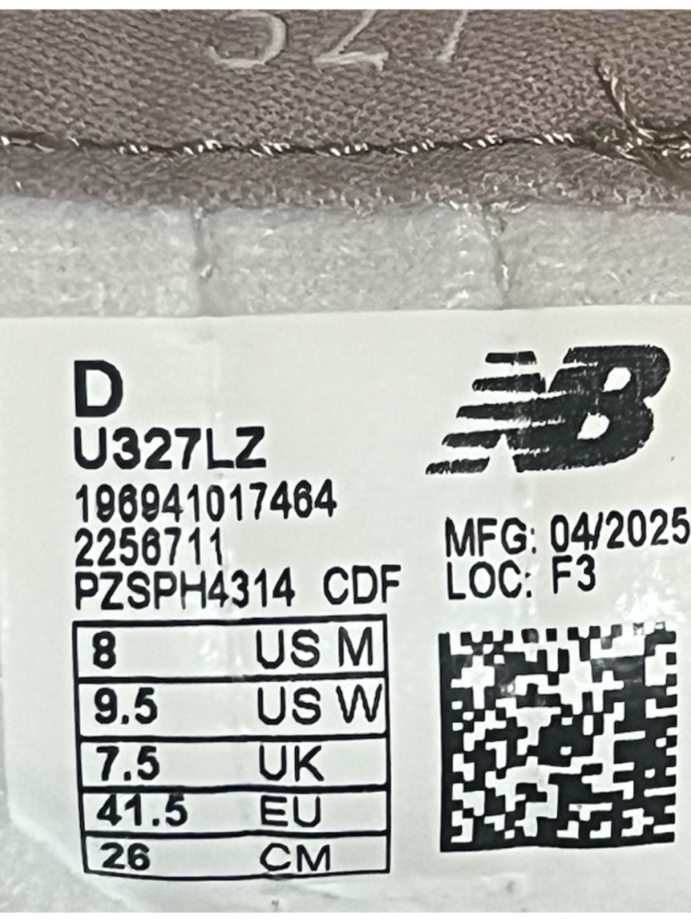 New Balance •  327 Moonbeam Driftwood Sneakers • Women’s 9.5 - Picture 8 of 8